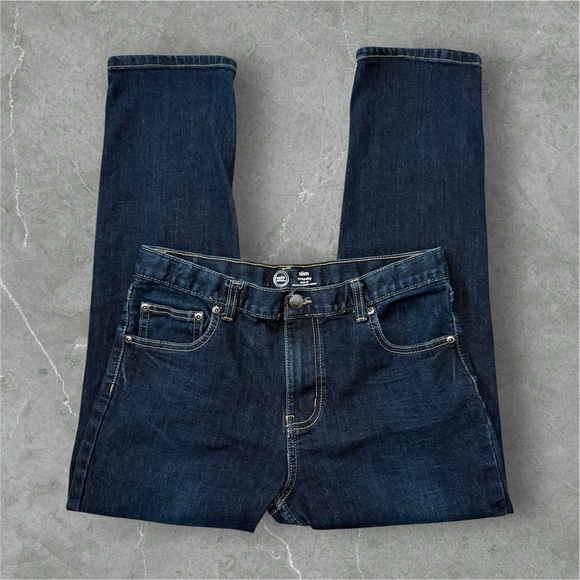 Wonder Nation Girl’s Dark Blue Denim Jeans Size 14 - Picture 2 of 2